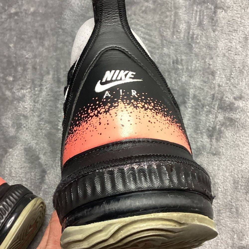 Nike Men's Black and Orange Athletic Shoes - Picture 12 of 16